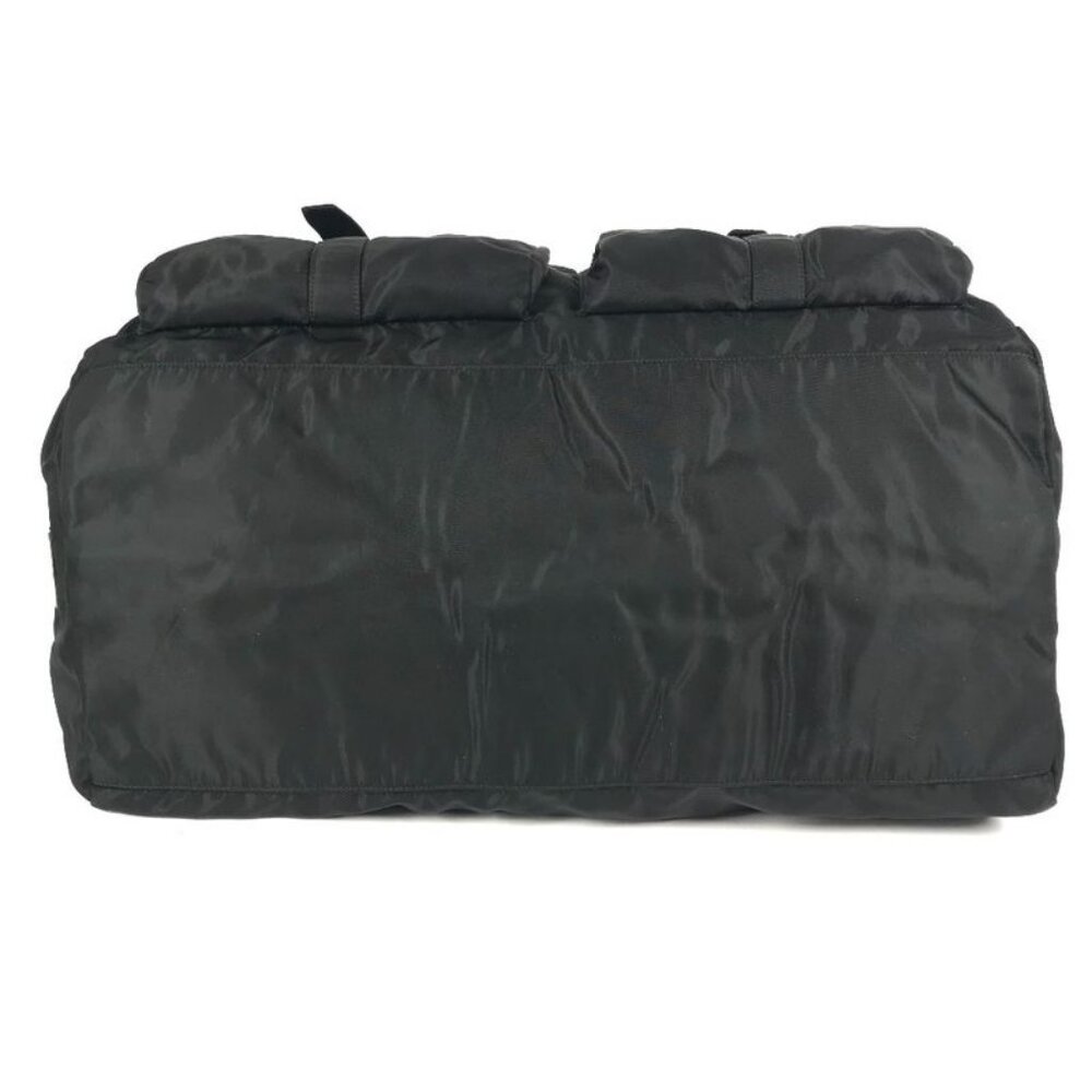 Prada Boston Bag Triangle Logo Plate Nylon Black - Picture 5 of 9